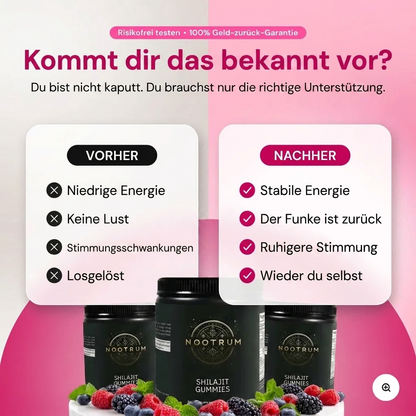 Shilajit Libido Gummis für Frauen