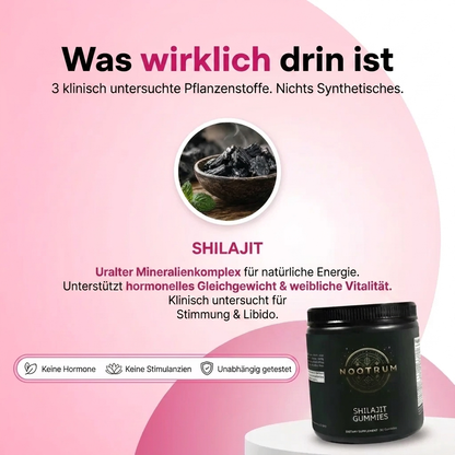 Shilajit Libido Gummis für Frauen